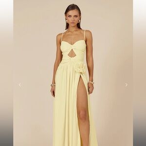 DANIKA MAXI DRESS - LEMON